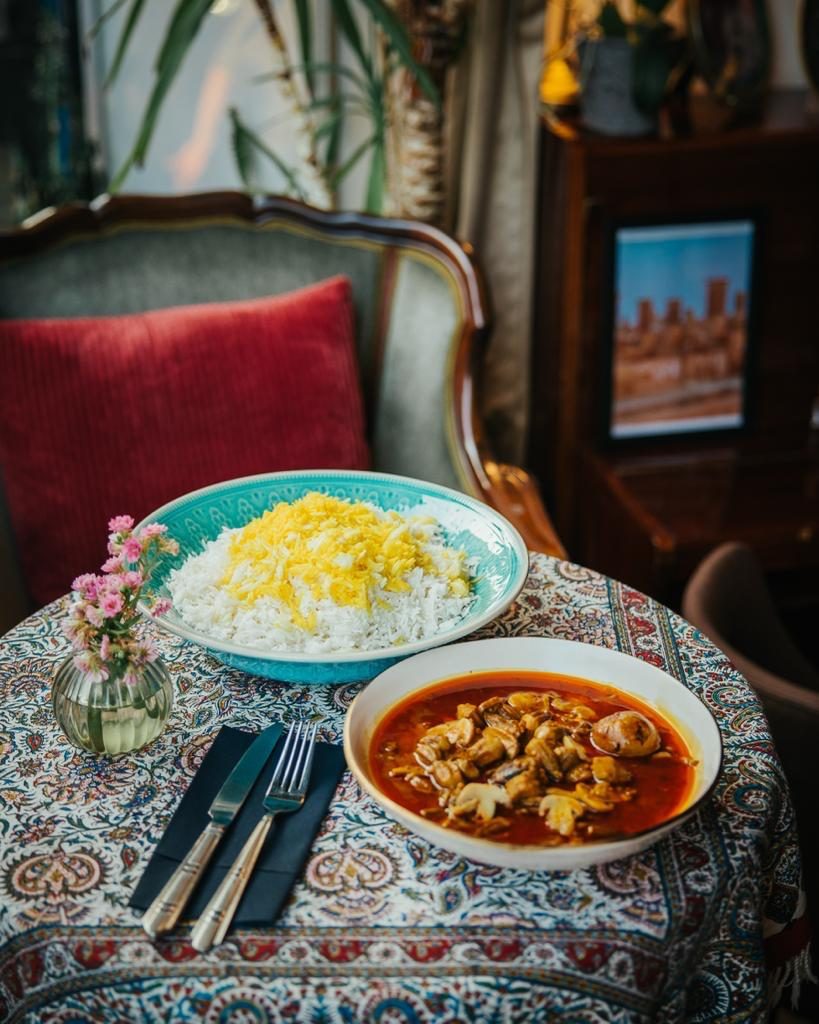 Persian Meal in Our Restaurant